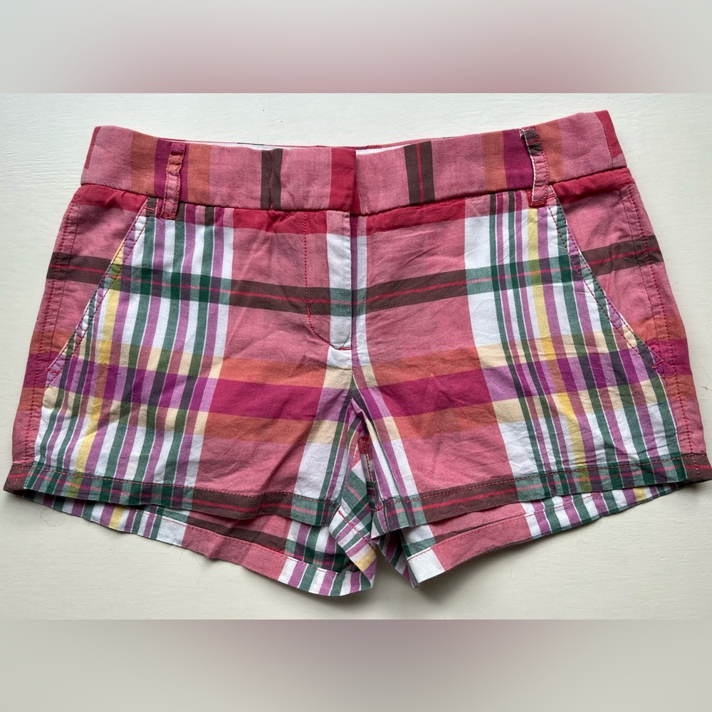 Jcrew plaid chino short
